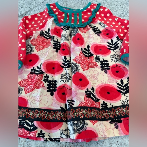 Matilda Jane Dress and bloomers Christmas Holiday 12-18 months - Picture 2 of 8